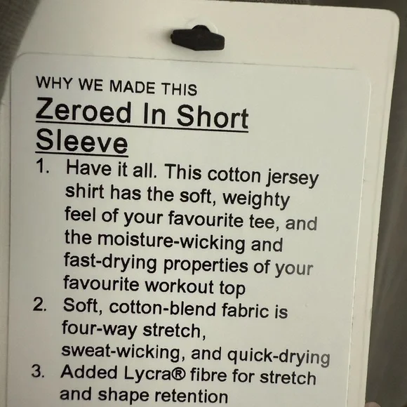 Lululemon Zeroed In Tee - Picture 4 of 4
